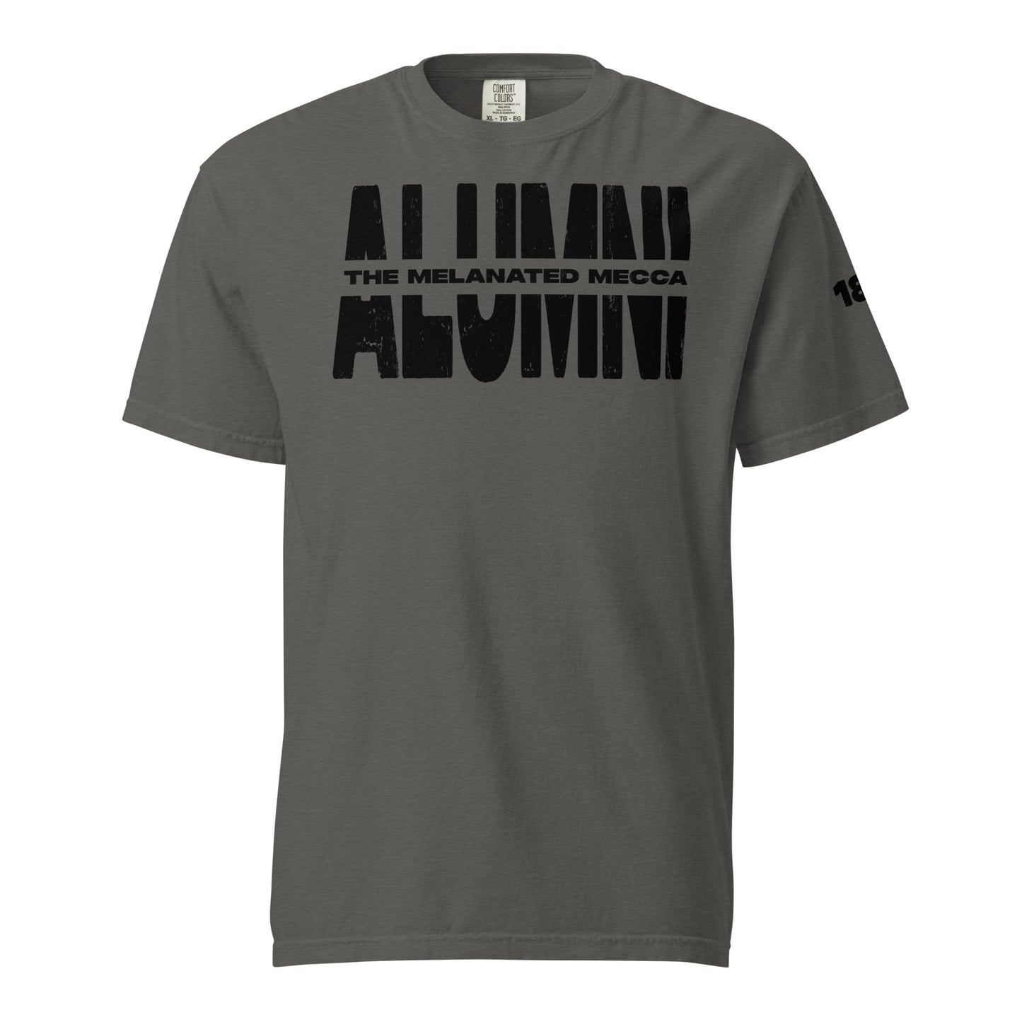 THE Melanated Mecca ALUMNI Unisex Heavyweight T-Shirt