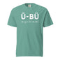 Ū-BÜ Unisex Heavyweight T-Shirt - White