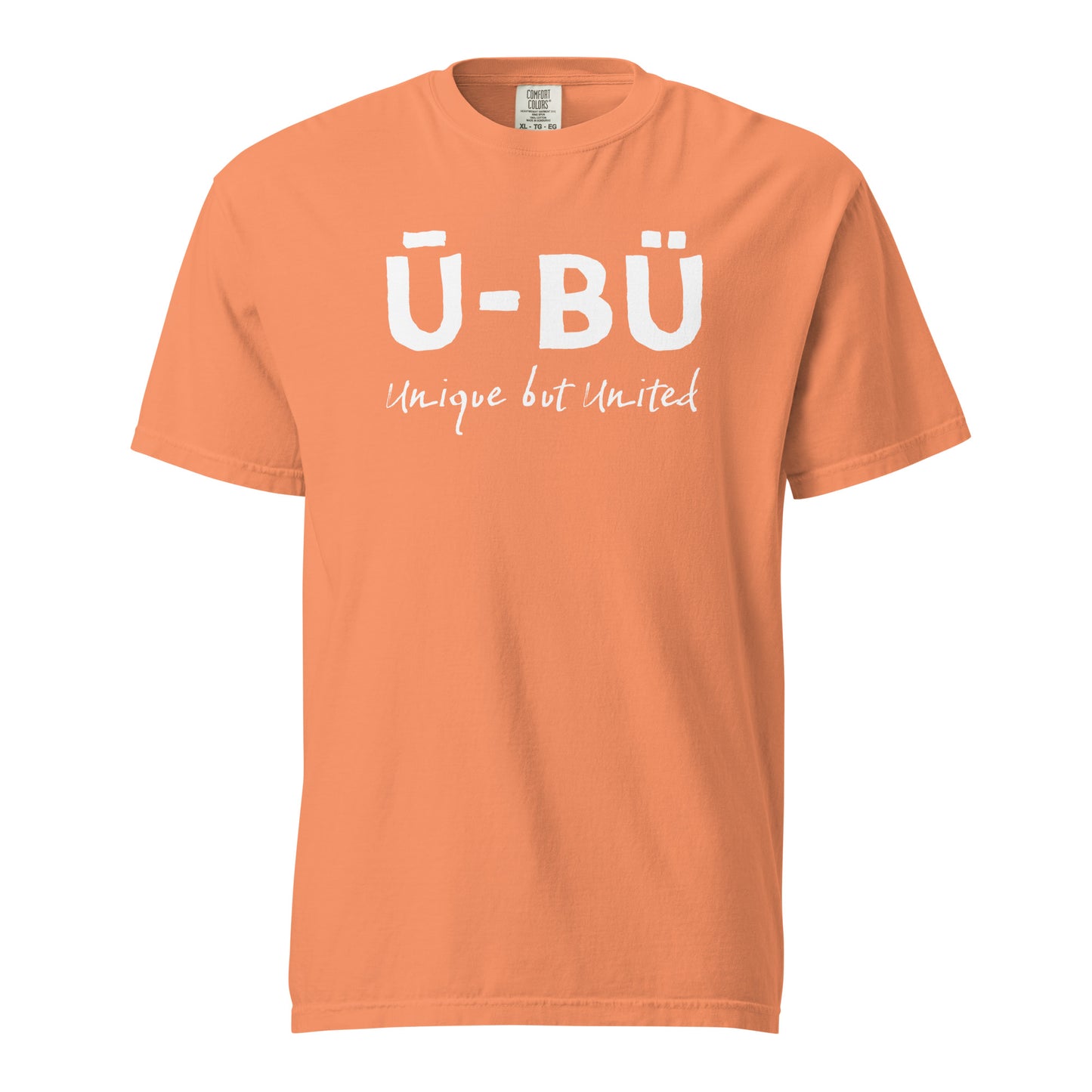 Ū-BÜ Unisex Heavyweight T-Shirt - White