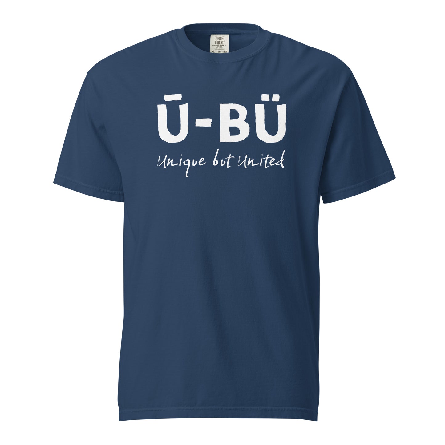 Ū-BÜ Unisex Heavyweight T-Shirt - White