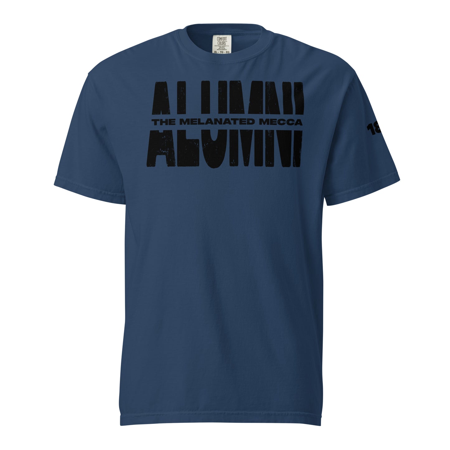 THE Melanated Mecca ALUMNI Unisex Heavyweight T-Shirt