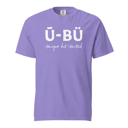 Ū-BÜ Unisex Heavyweight T-Shirt - White