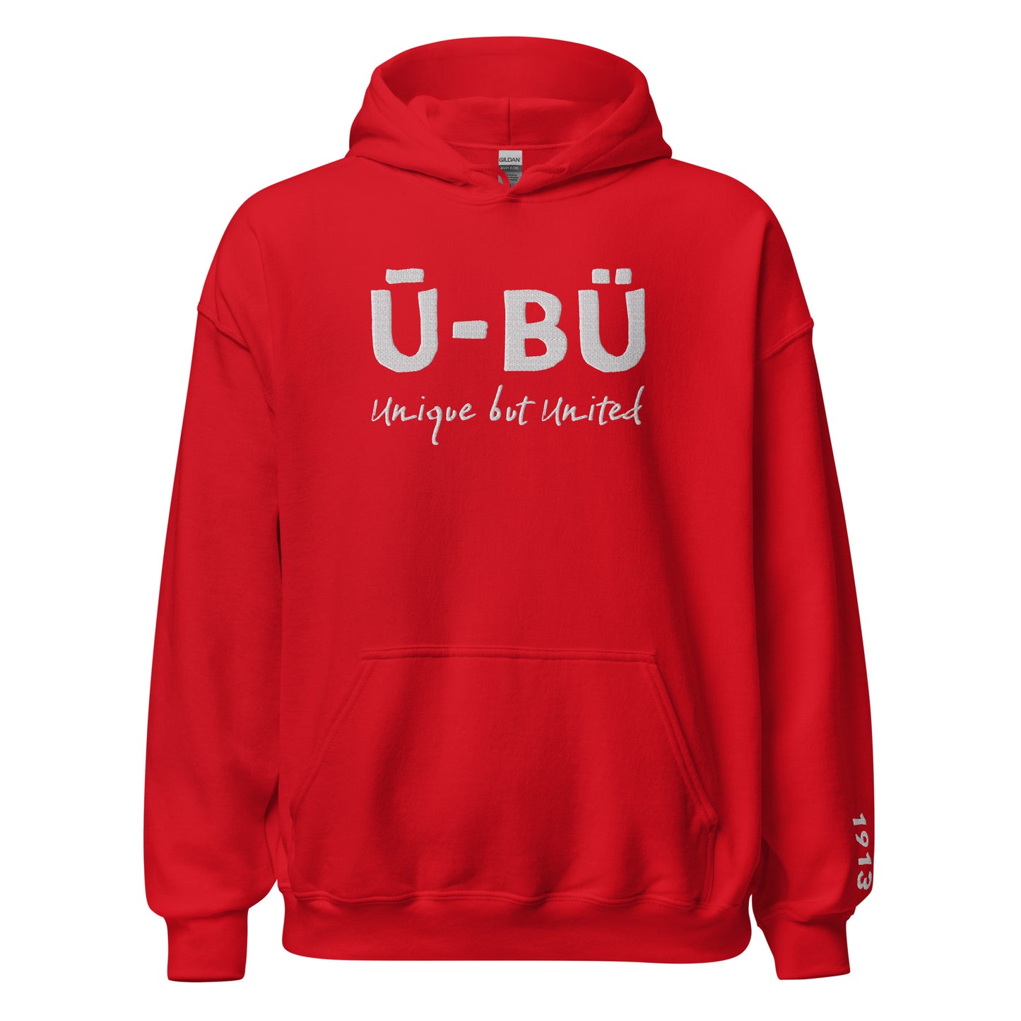 1913 & Ū-BÜ Embroidered Hoodie