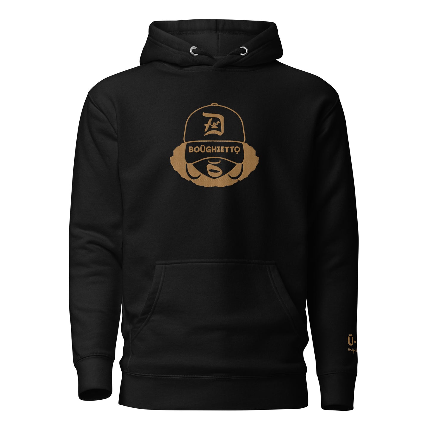 Detroit Boughietto Sis Embroidered Hoodie - Gold