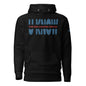 THE Melanated Mecca Unisex Hoodie - Blue + Red