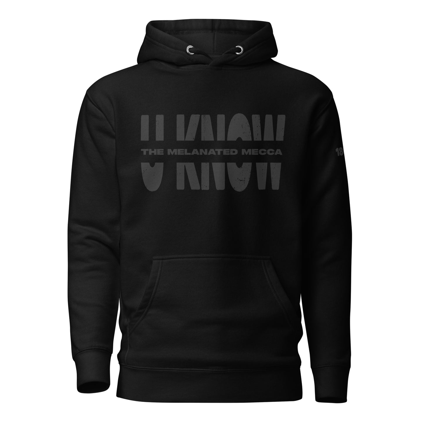 THE Melanated Mecca Unisex Hoodie - Black