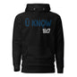 U Know 1867 Unisex Hoodie - Blue + White Embroidery