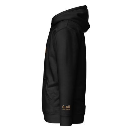 100% Boughietto Embroidered Hoodie - Gold/Centered