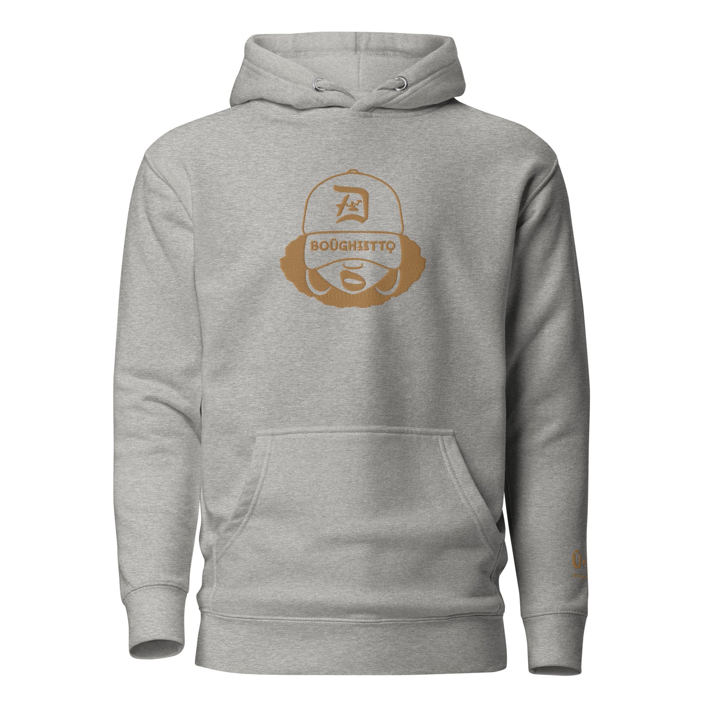 Detroit Boughietto Sis Embroidered Hoodie - Gold