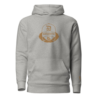 Detroit Boughietto Sis Embroidered Hoodie - Gold