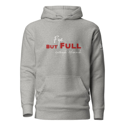 Fye but Full! Atlanta Hoodie - White + Red