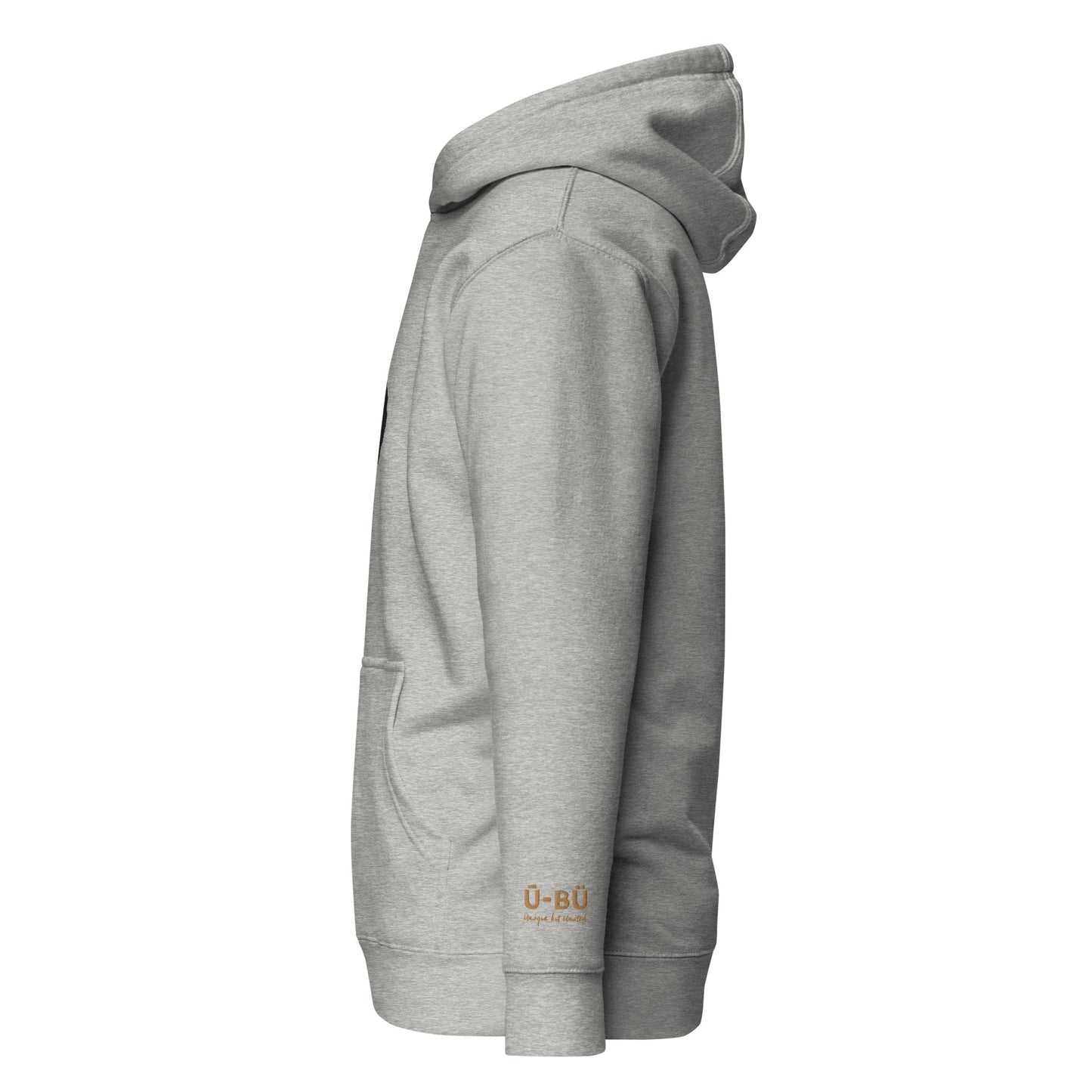 100% Boughietto Embroidered Melanin Poppin Hoodie - Centered