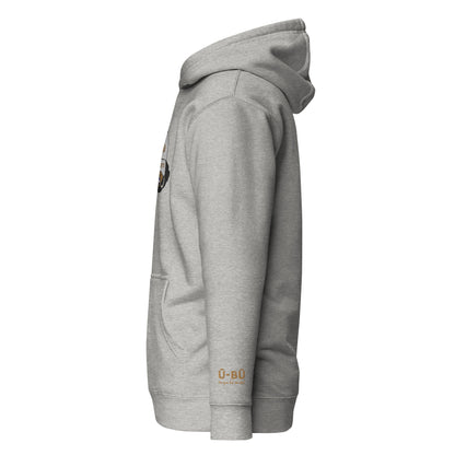 100% Boughietto Embroidered Melanin Poppin Hoodie - Left