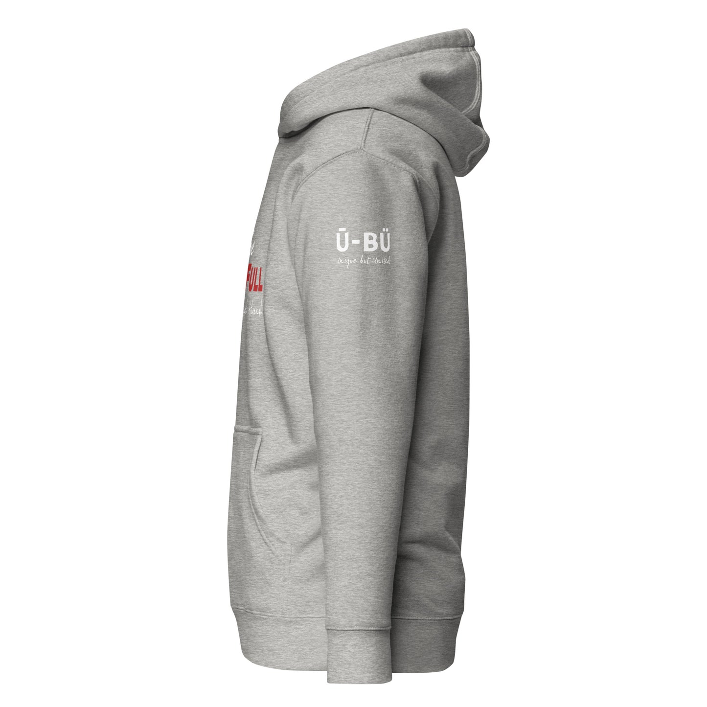 Fye but Full! Atlanta Hoodie - White + Red