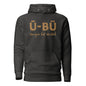 U-BU Unisex Embroidered Hoodie - Gold