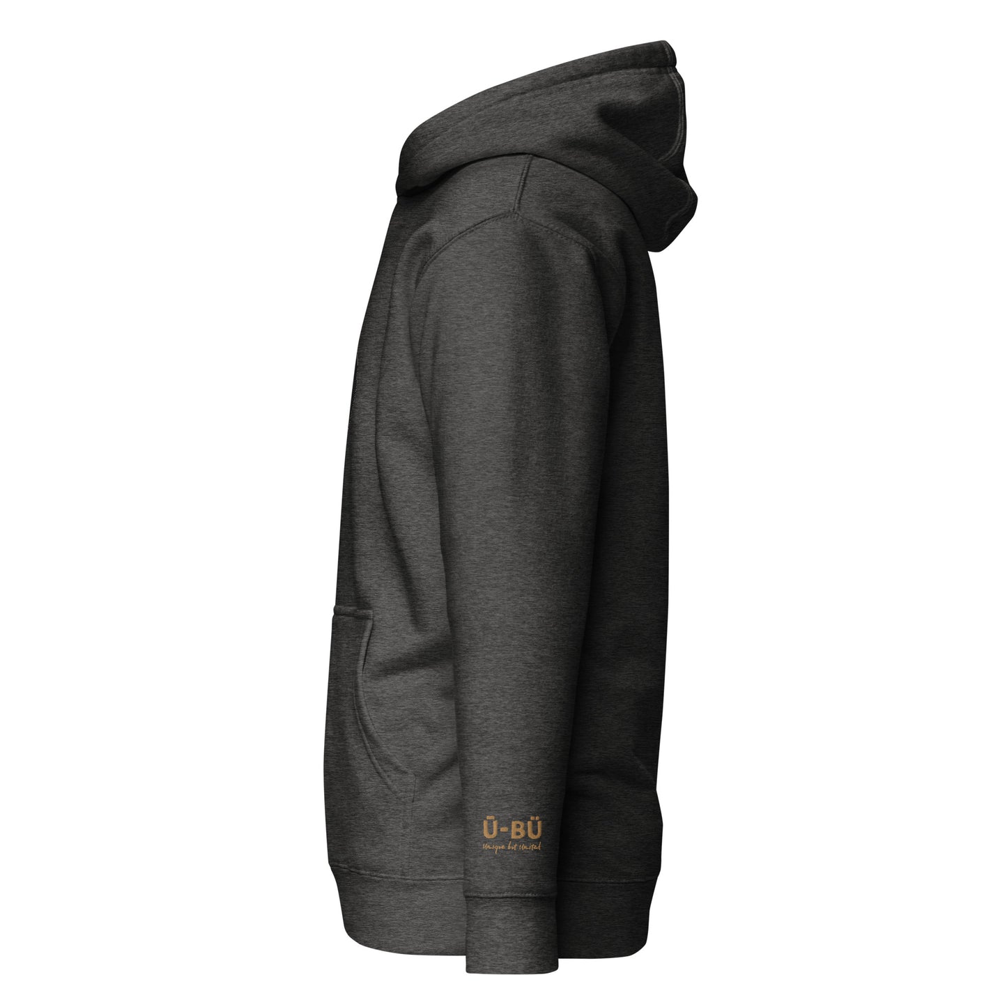 100% Boughietto Embroidered Melanin Poppin Hoodie - Centered