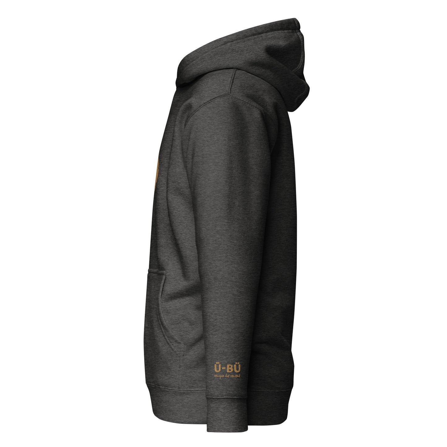 100% Boughietto Embroidered Hoodie - Gold/Centered