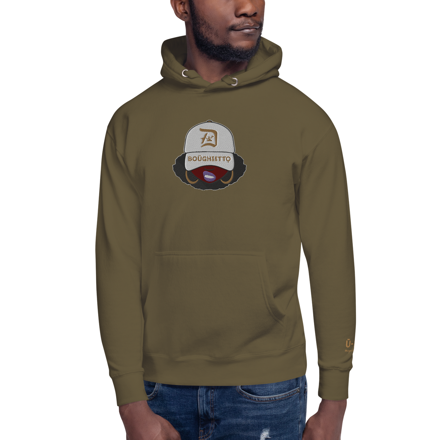 Detroit Boughietto Sis Embroidered Hoodie - Full Color