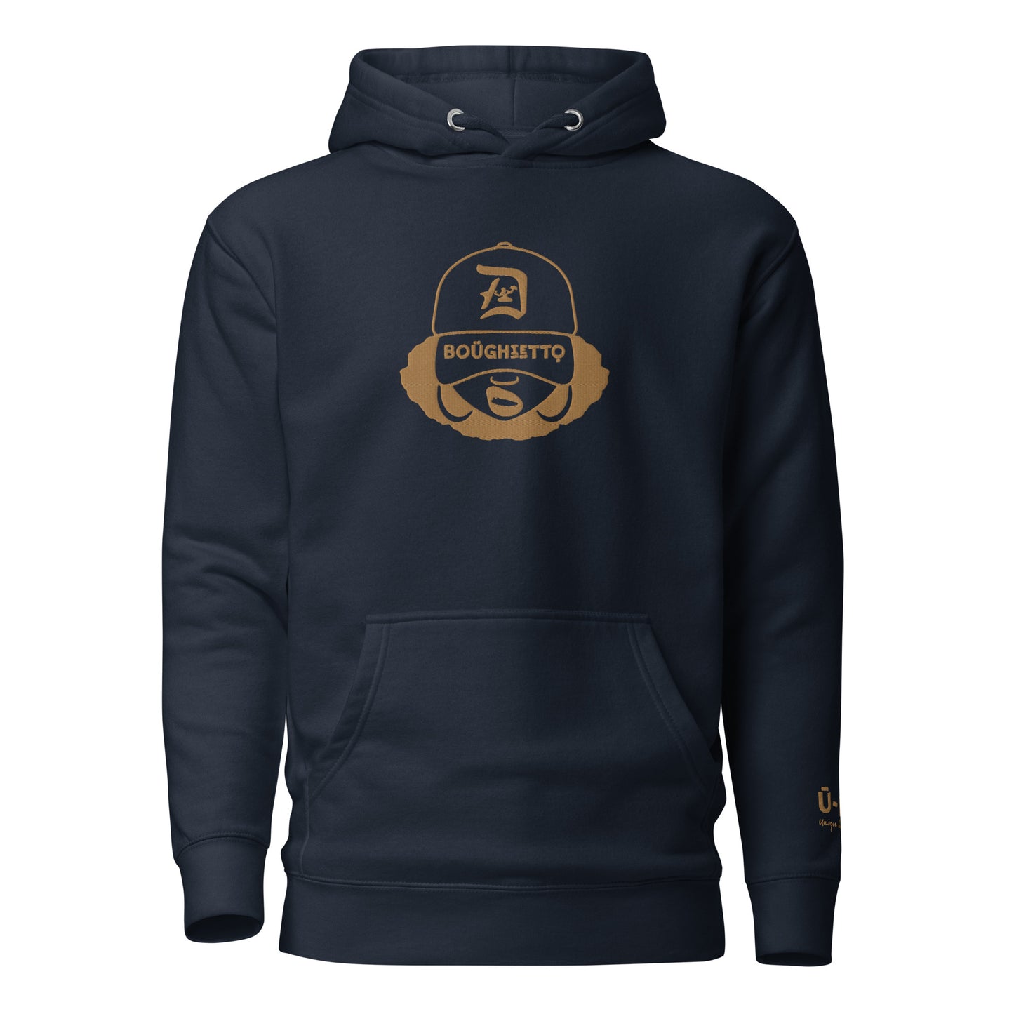 Detroit Boughietto Sis Embroidered Hoodie - Gold