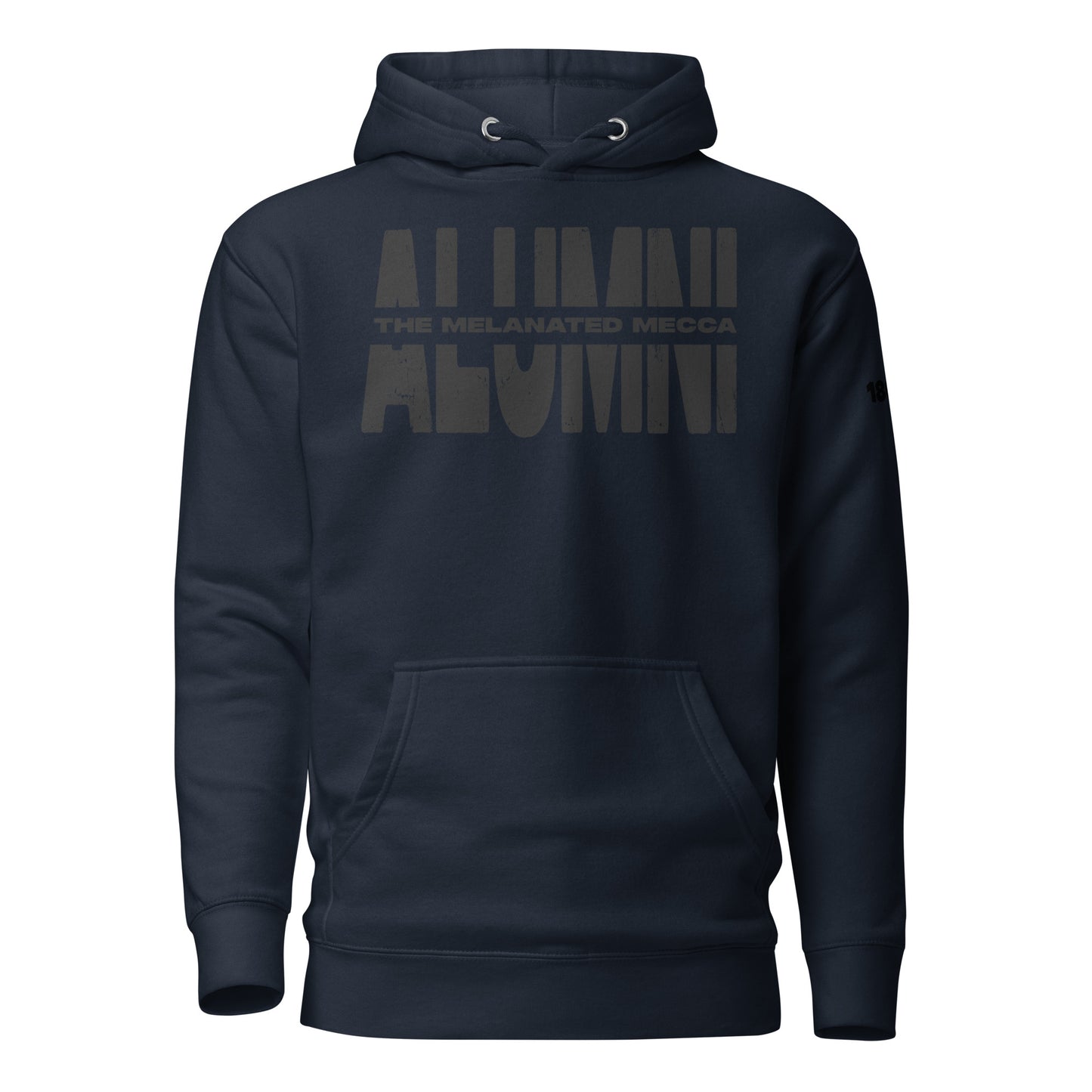 THE Melanated Mecca ALUMNI Unisex Hoodie - Black