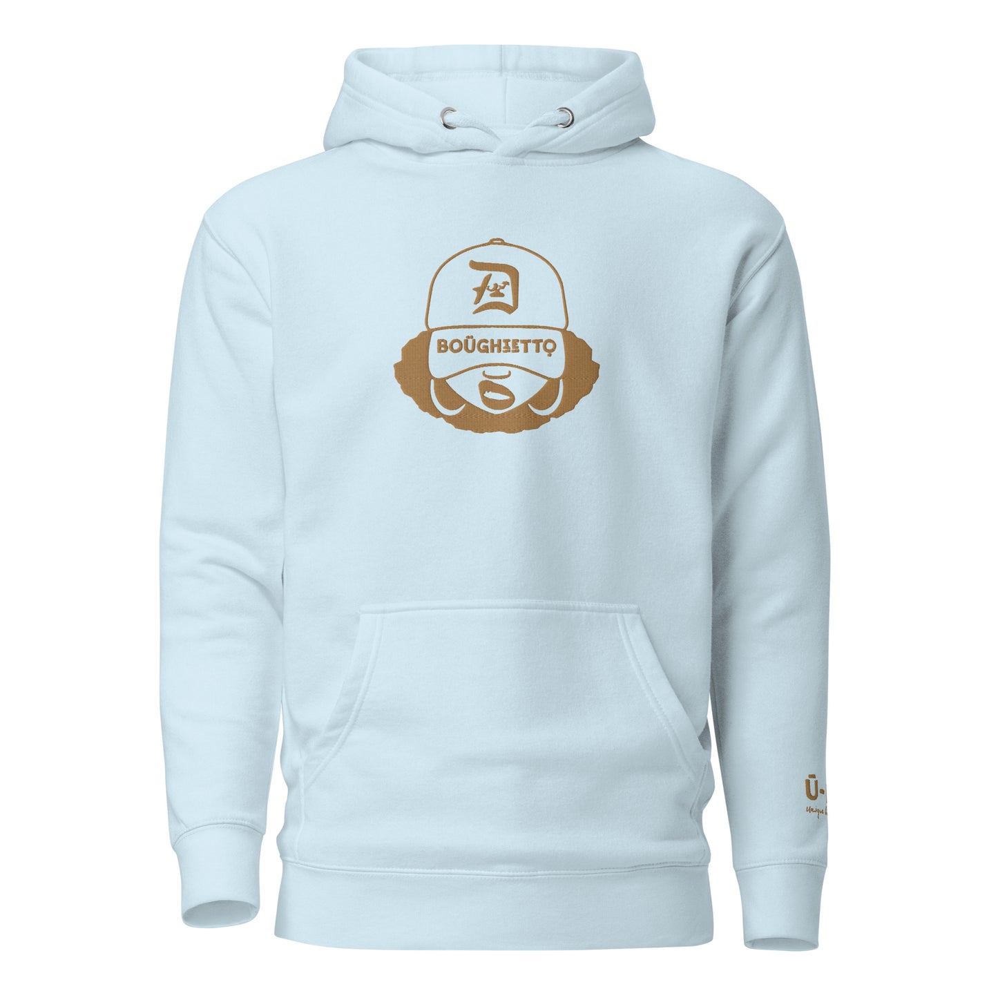 Detroit Boughietto Sis Embroidered Hoodie - Gold