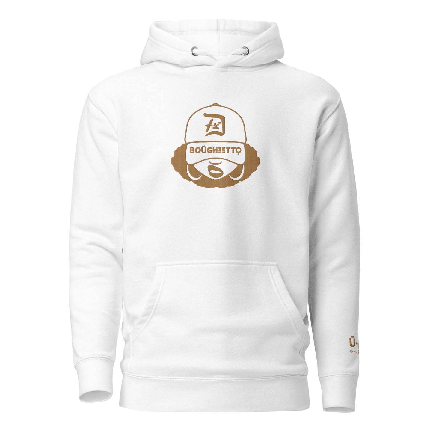 Detroit Boughietto Sis Embroidered Hoodie - Gold