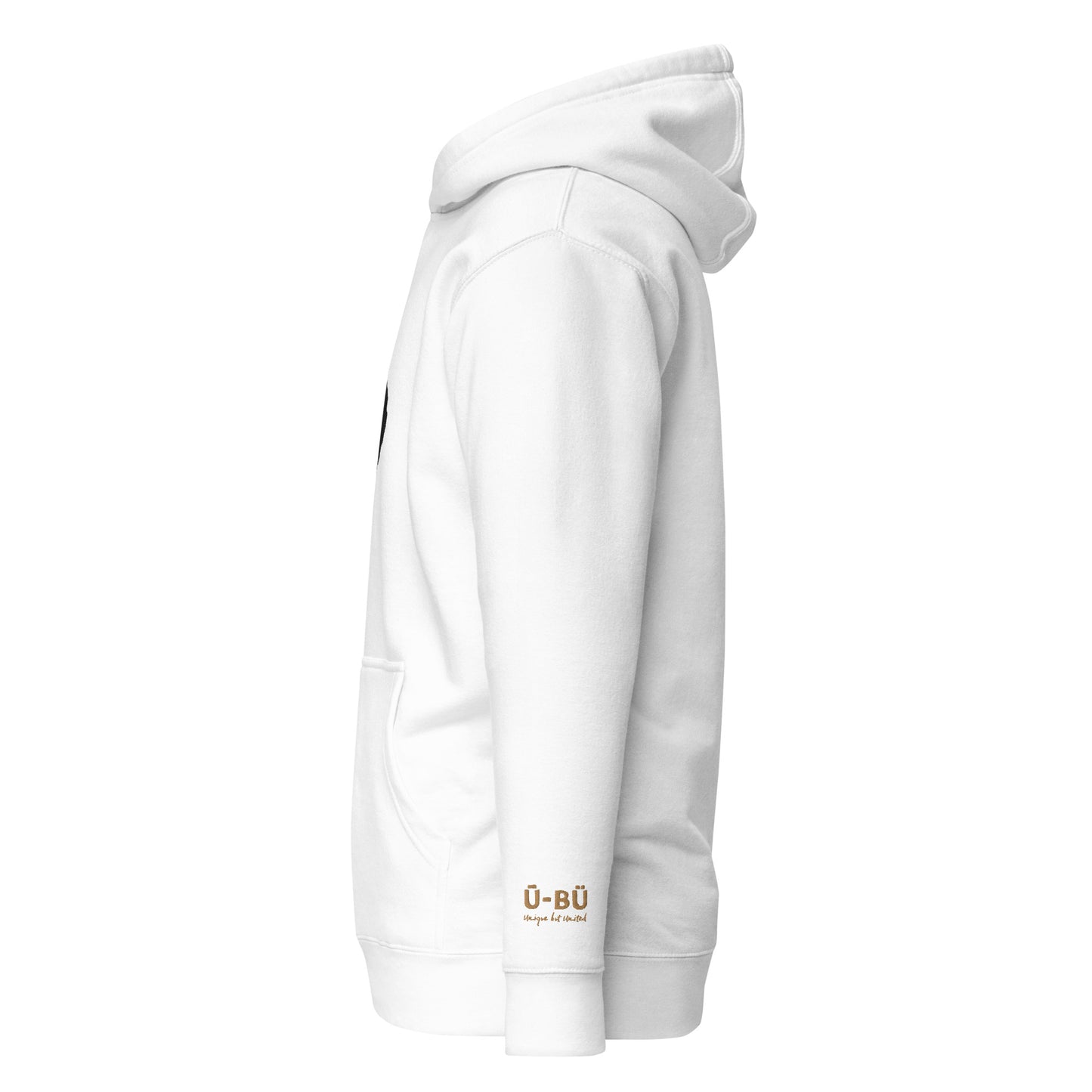 100% Boughietto Embroidered Melanin Poppin Hoodie - Centered