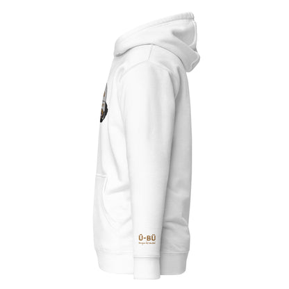 100% Boughietto Embroidered Melanin Poppin Hoodie - Left