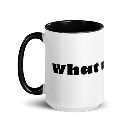 What Up Doe Two-Color Mug