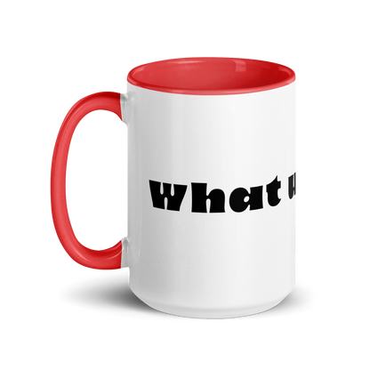 What Up Doe Two-Color Mug