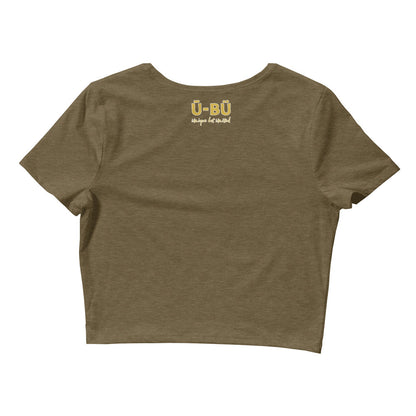 Detroit Boughietto Sis Crop Tee - GOLD