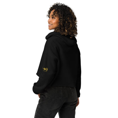 Boughietto Sis Crop Hoodie  - Gold