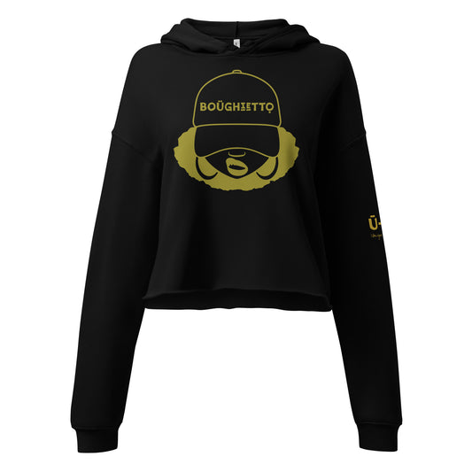 Boughietto Sis Crop Hoodie  - Gold