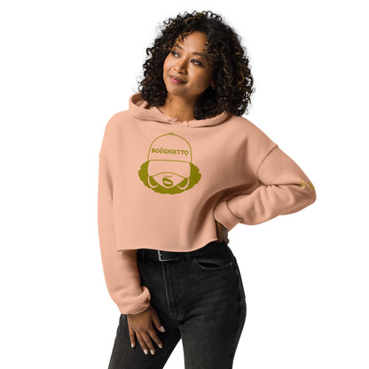 Boughietto Sis Crop Hoodie  - Gold