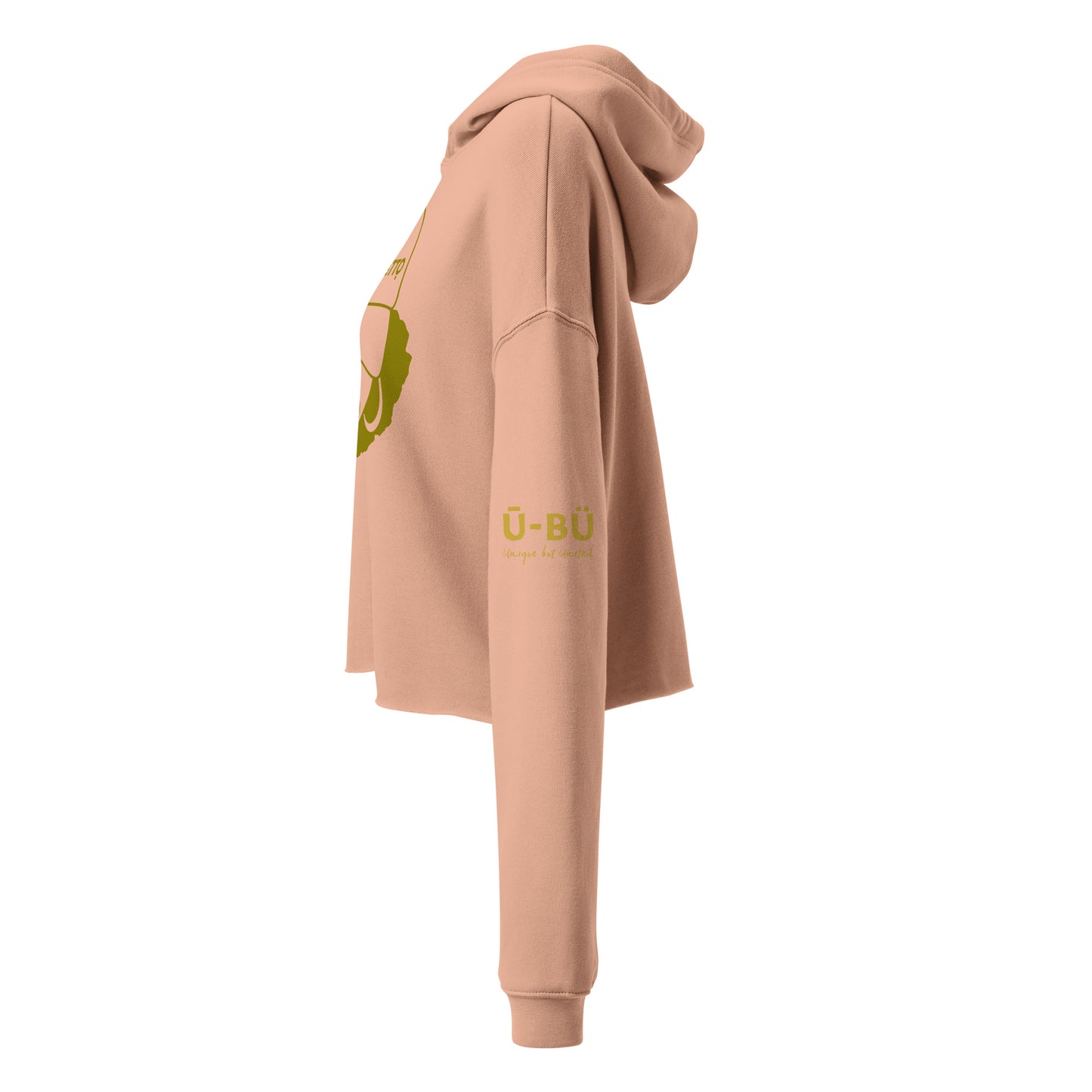 Boughietto Sis Crop Hoodie  - Gold