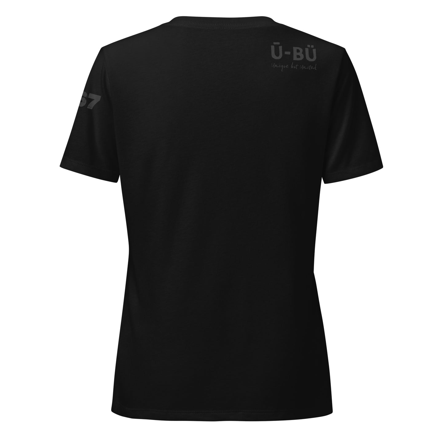 THE Melanated Mecca ALUMNI Women’s Relaxed V-Neck T-Shirt