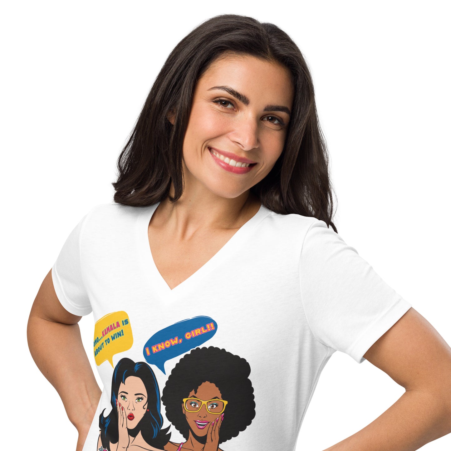 Girls Run The World Women’s V-neck T-shirt