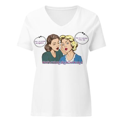 Mid-Century Modern Girls 4 Kamala Women’s V-Neck T-Shirt